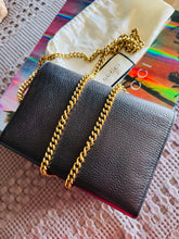 Load image into Gallery viewer, Black GG WOC with box and dust bag