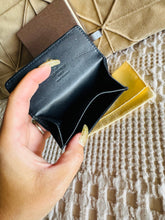 Load image into Gallery viewer, Black satin card case