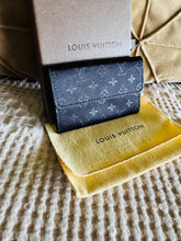 Load image into Gallery viewer, Black satin card case