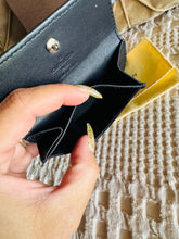 Load image into Gallery viewer, Black satin card case