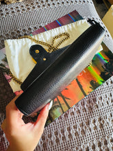 Load image into Gallery viewer, Black GG WOC with box and dust bag