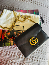 Load image into Gallery viewer, Black GG WOC with box and dust bag