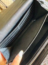 Load image into Gallery viewer, Black GG WOC with box and dust bag