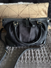 Load image into Gallery viewer, Black Gucci two way bag with strap
