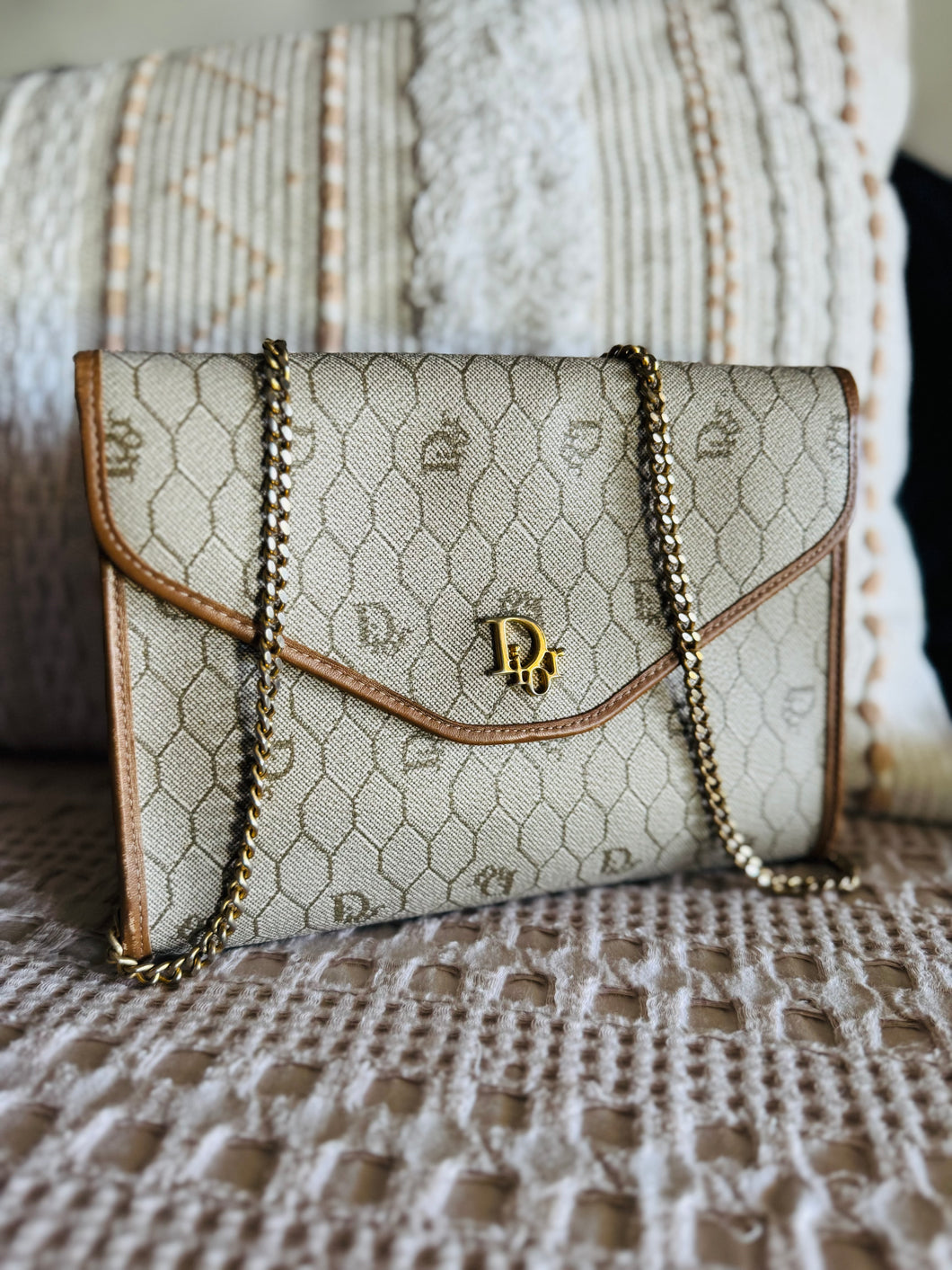 Dior honeycomb chain bag