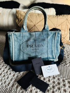 Denim Prada canapa