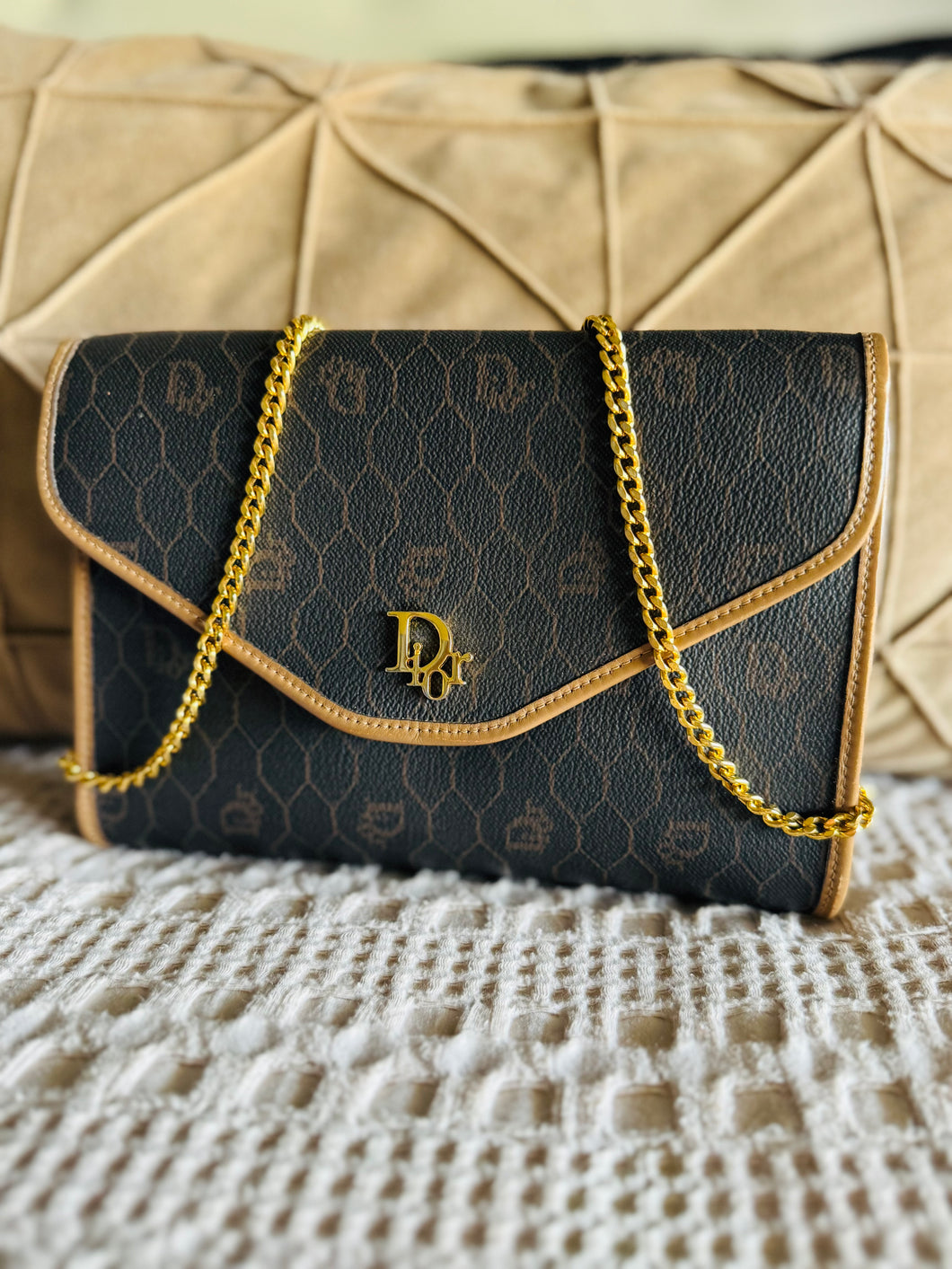 Dior honeycomb chain bag