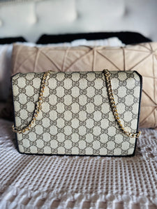 Gucci GG web shoulder bag